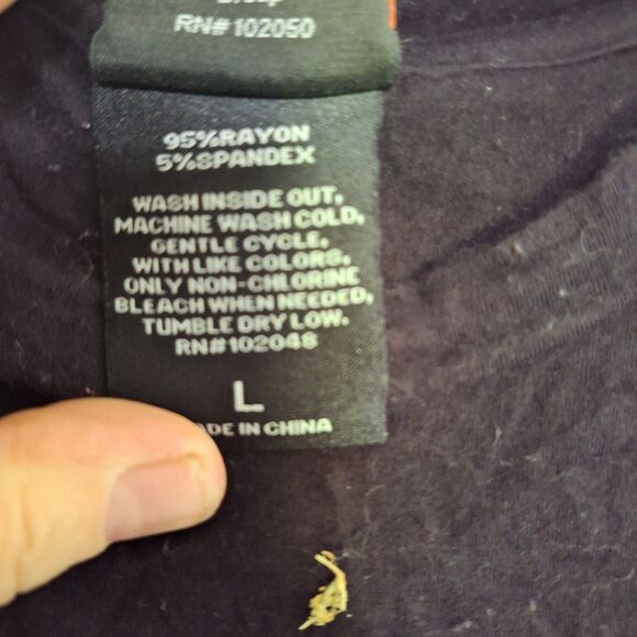 Harley-Davidson Women's Graphic T-shirt Skull, Wings & Roses Biker Motorcycle L - Picture 6 of 12